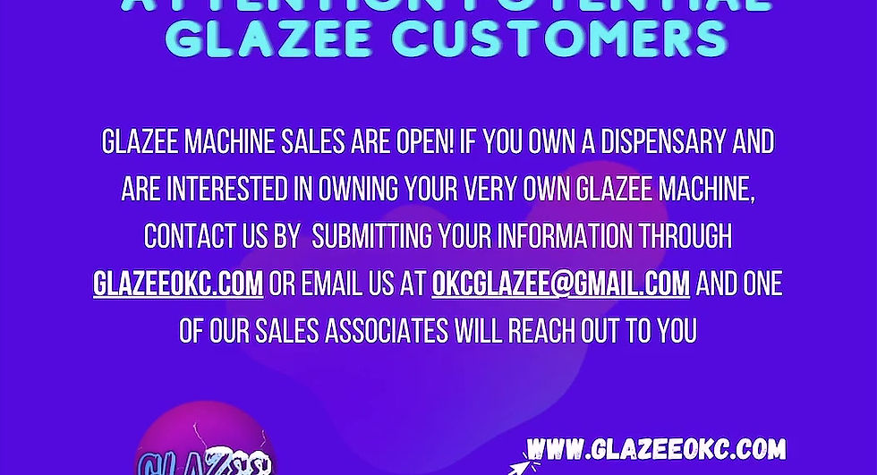 Glazee Machine sales are back